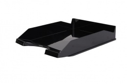 Irattálca, műanyag, VICTORIA OFFICE, fekete