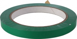 Tasakzáró szalag, 9 mmx66 m, öntapadó, zöld