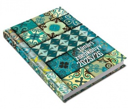 Tanári zsebkönyv, 2025/2026 tanév, A5, heti, REALSYSTEM, mozaik